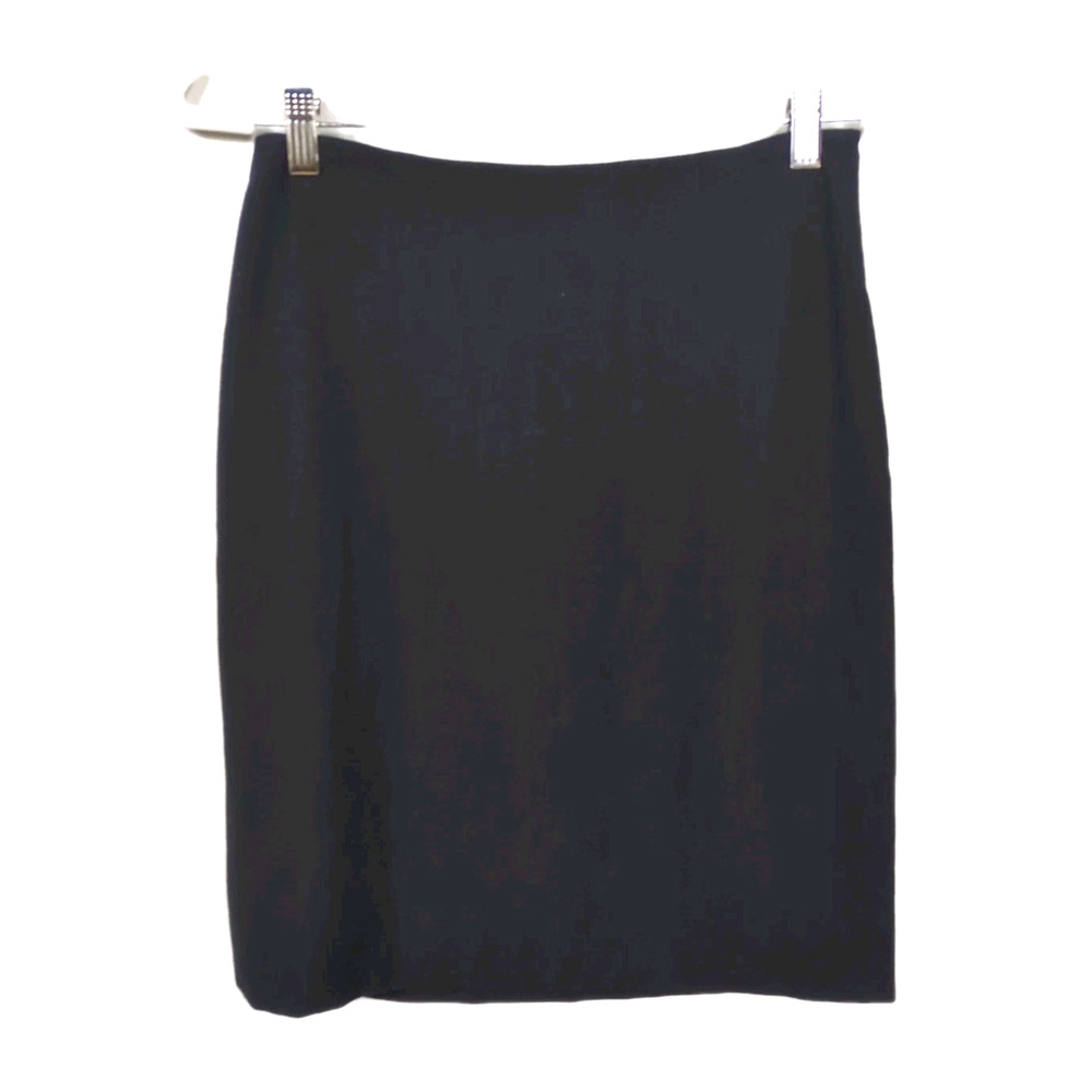 MOSCHINO Cheap and Chic Black Wool Blend Pencil Skirt Lined Women's US 6